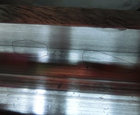 葉片的葉根槽內裂紋2